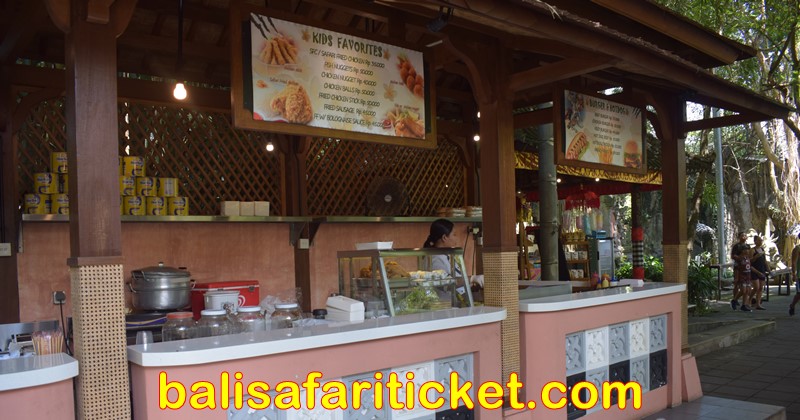 food corner at hanoman stage bali safari marine park