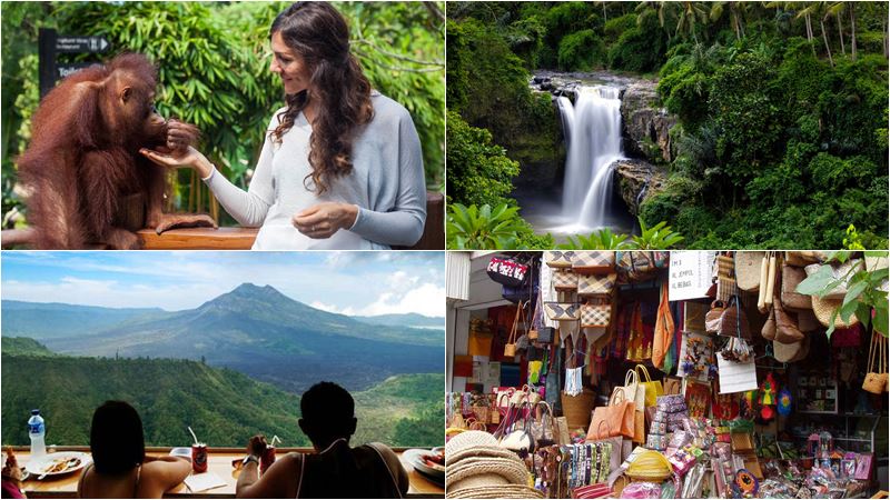 Breakfast with Orangutan + Volcano Ubud Tour